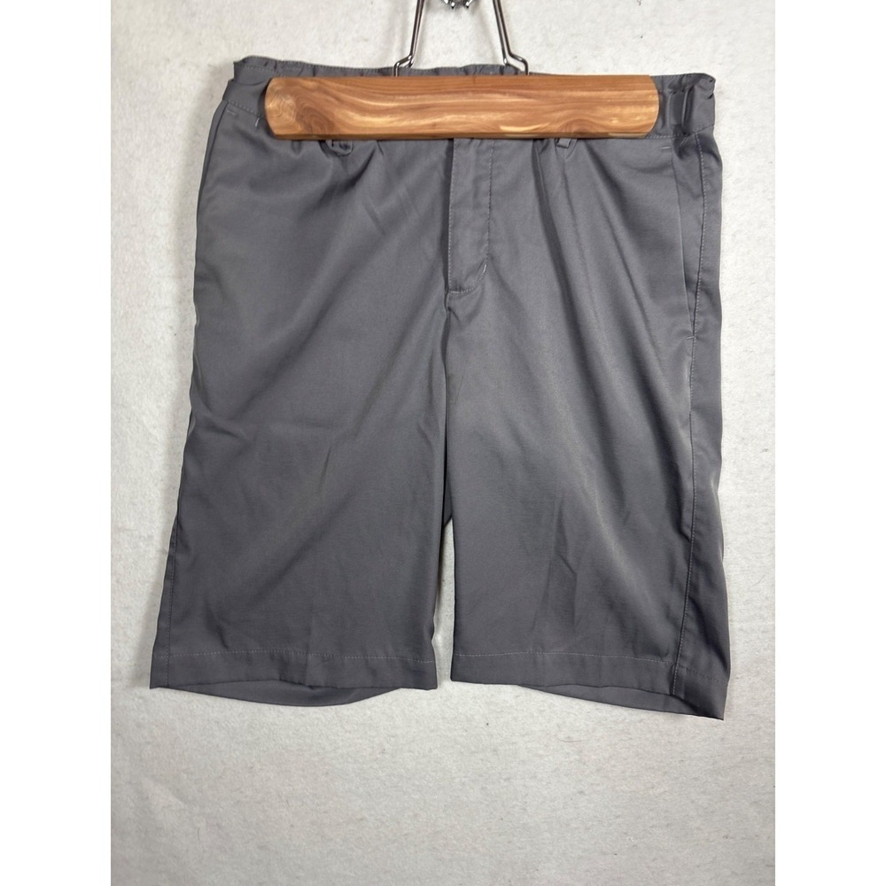 Nike Dri Fit Golf Shorts Mens Large Gray Athletic Performance Polyester Spandex‎